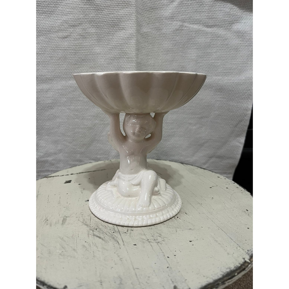 Vintage Avon Bath Accessories Cherub Soap Dish Trinket Holder